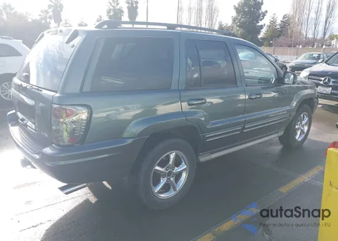 2002 Jeep Grand Cherokee Overland z USA, uszkodzony, nr VIN 1J8GW68J32C272906